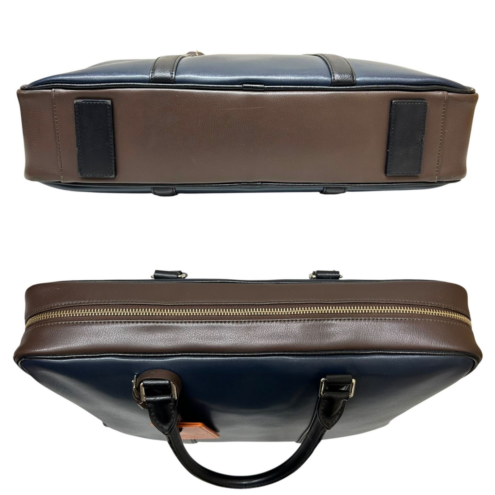 極美品☆Paul Smithポールスミス ビジネスバッグ ブリーフケースネイビー Paul Smith (ポールスミス) ブリーフケース ビジネスバック ネイビー