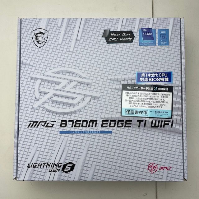 MSI エムエスアイ PC周辺機器 マザーボード MSI MPG B760M EDGE TI WIFI