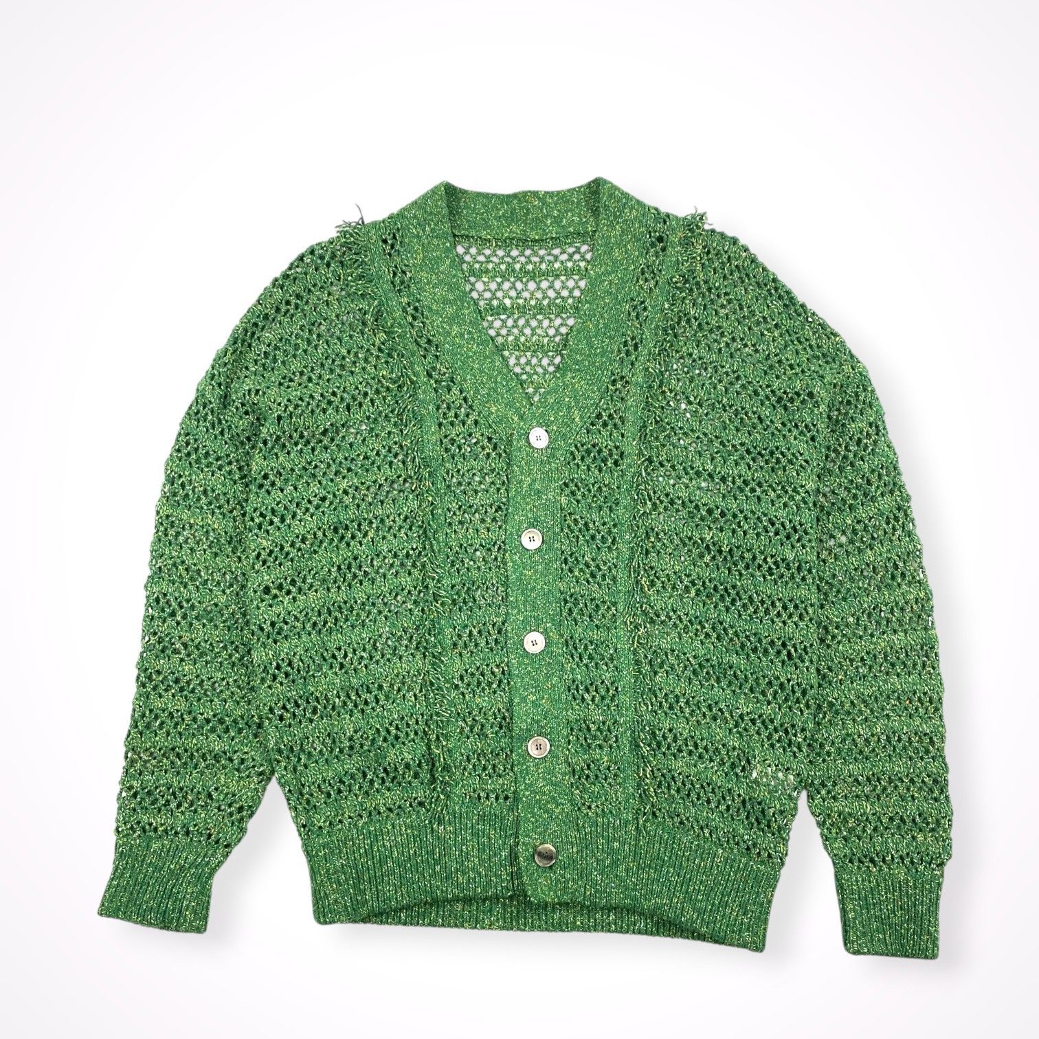 crepuscule x rroomm / シルクMIX crochet cardigan 参考定価：30,000+tax SIZE:FREE
