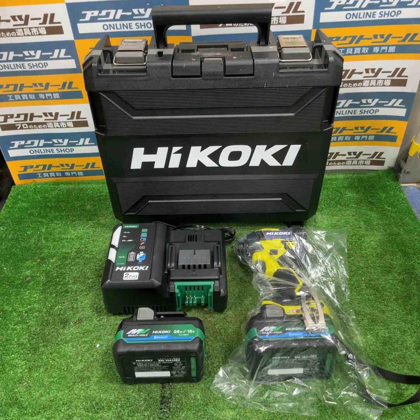 ★ハイコーキ(HIKOKI ※旧:日立工機) コードレスインパクトドライバ スパイダーイエロー WH36DD(2XHYSZ)【草加店】