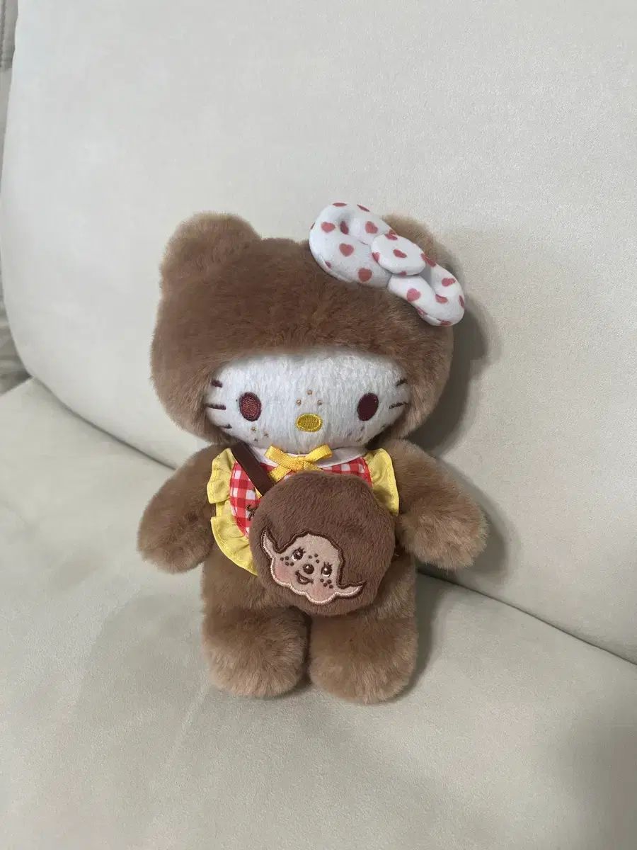 (タグ付き新品) ハローキティ モンチッチ コラボ 限定モデル ぬいぐるみ