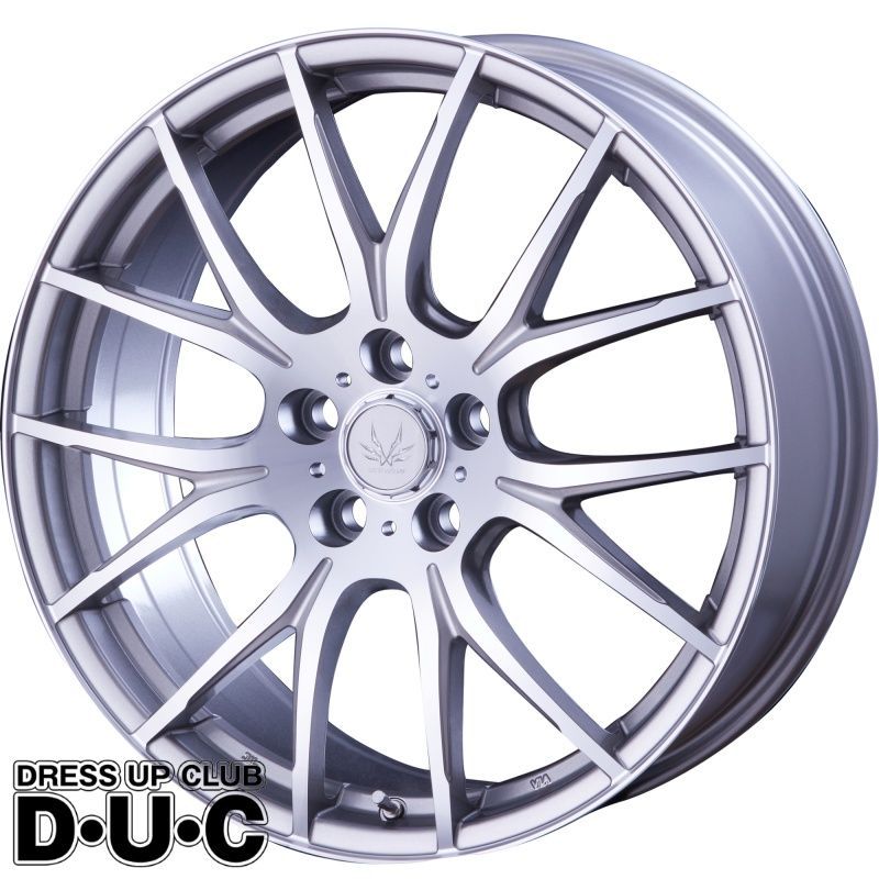 特価 21インチアルミホイール4本セット VOLTEC/ボルテック HYPER MZ シルバー/ポリッシュ SI/P 21-9.0 5-114.3+38 法人限定発送 M14ボルト対応