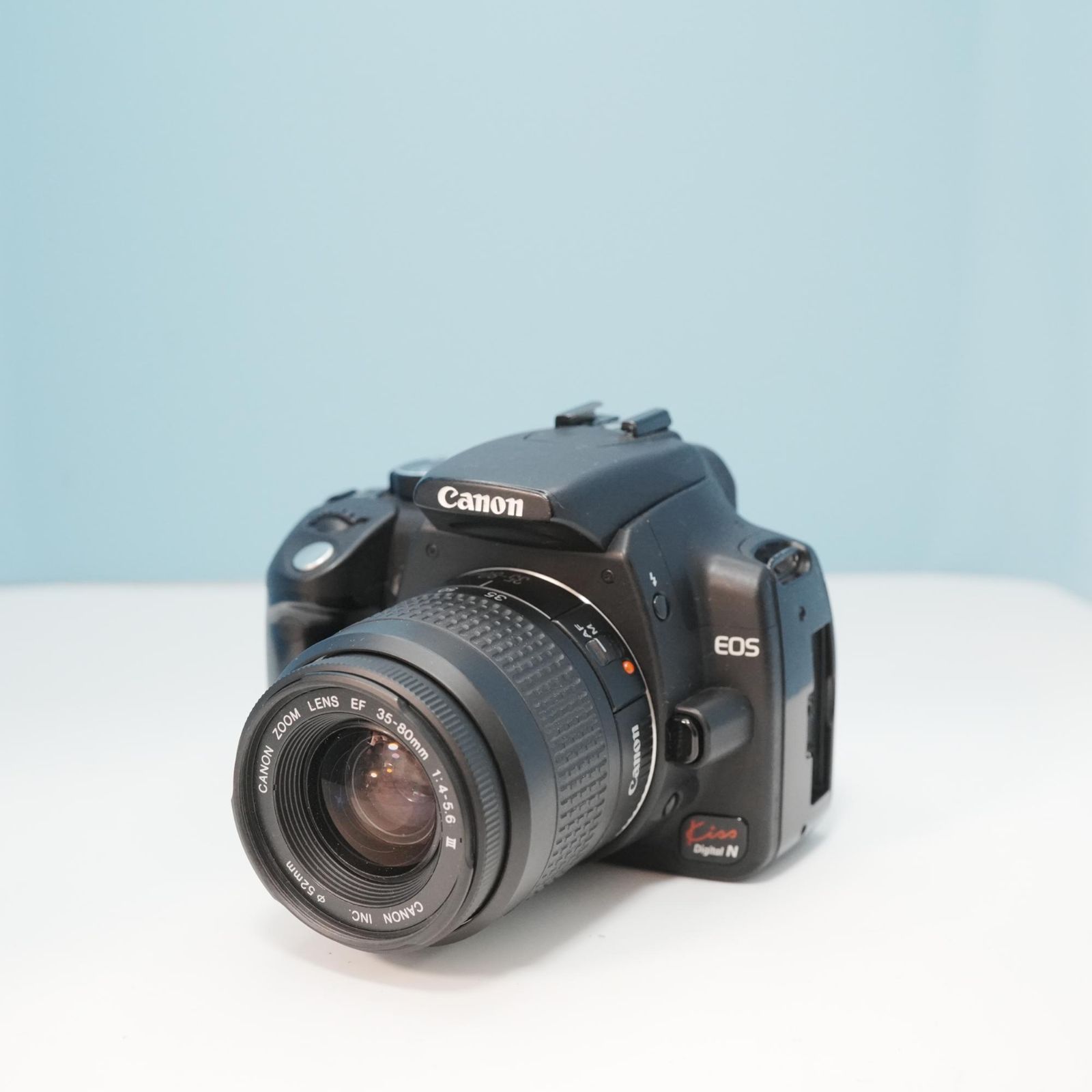 Canon EOS kiss Digital N 一眼レフ スマホ転送OK フルセット a6342