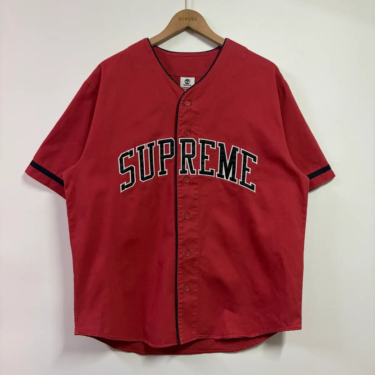 M シュプリーム x ティンバーランド 23ss ベースボール ジャージ 