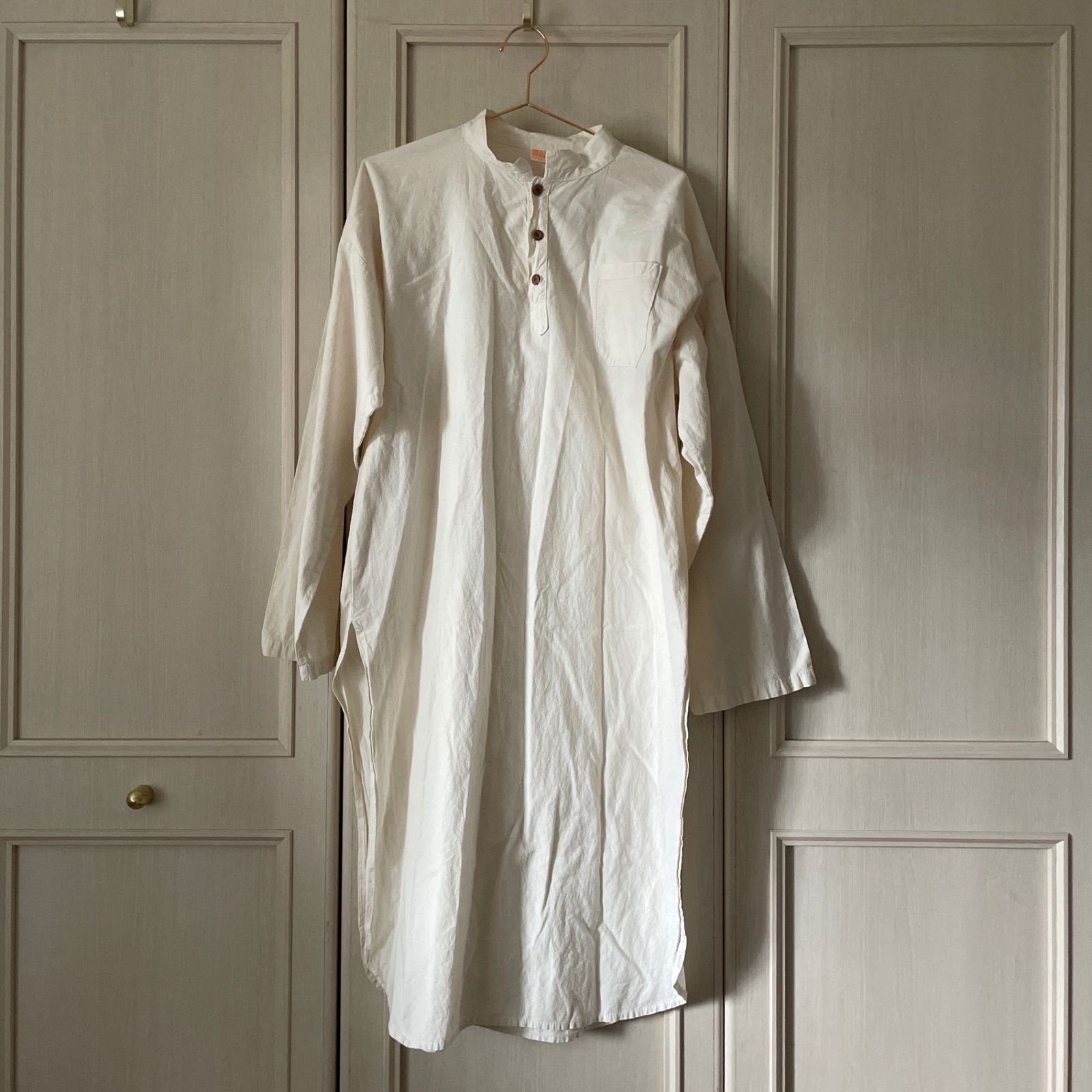 明日香縫製 ブラウス シャツ トップス　ミリタリー military レディース アフガン オペレーターズ カミース　blouse　shirt　Tops　ladies 無地