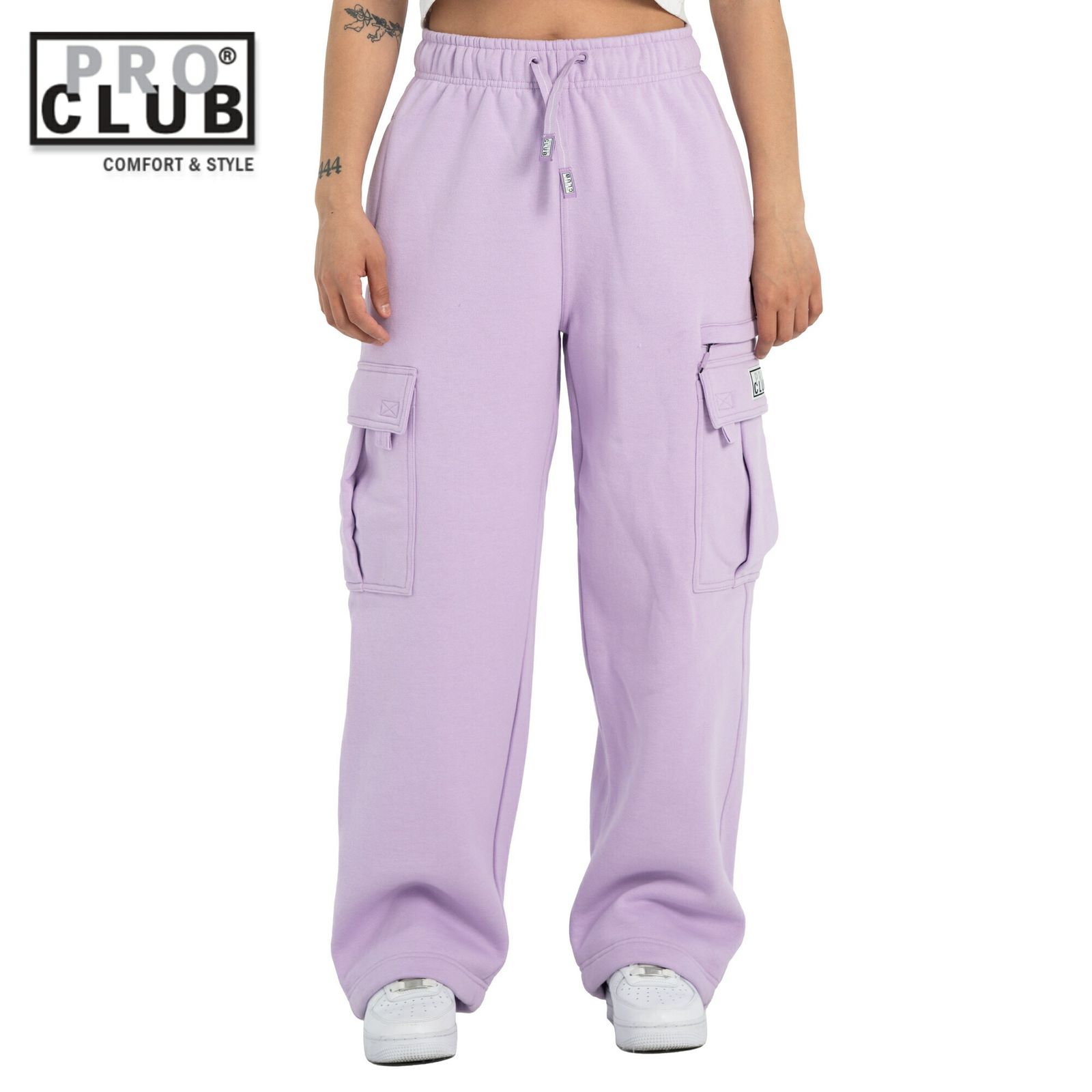 PRO CLUB OG カーゴ スウェットパンツ ラベンダー CARGO SWEATPANT Lavender プロクラブ ストリートファッション サイズXS