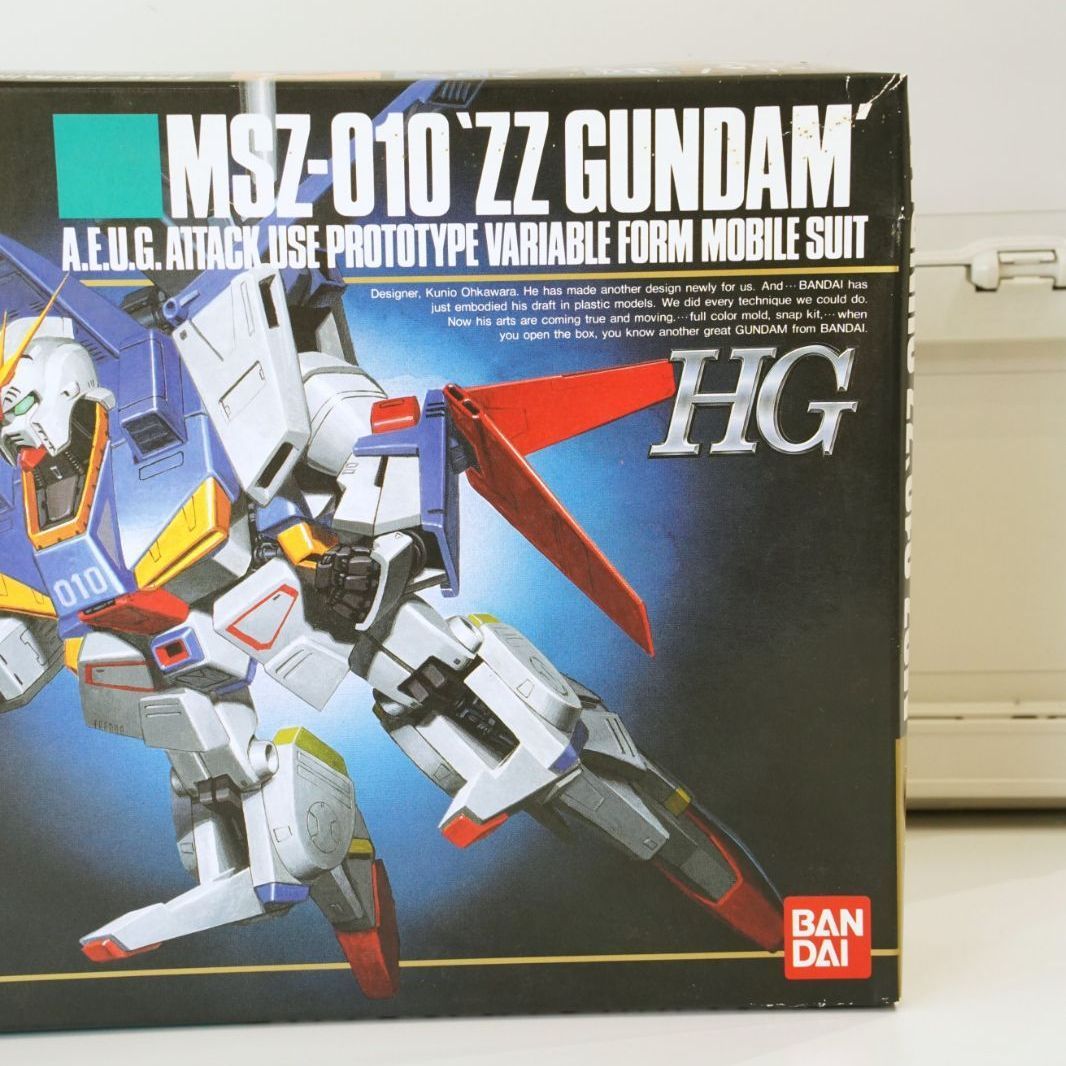旧HG 1/144 MSZ-010 ZZガンダム 未組立 1991年製 BANDAI 旧キット