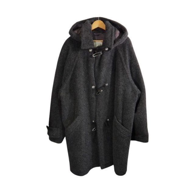 GIANNI VERSACE 90s FUR HOODED DUFFLE COAT ジャンニヴェルサーチェ ファー フーデッド ダッフル コート アウター 大名店