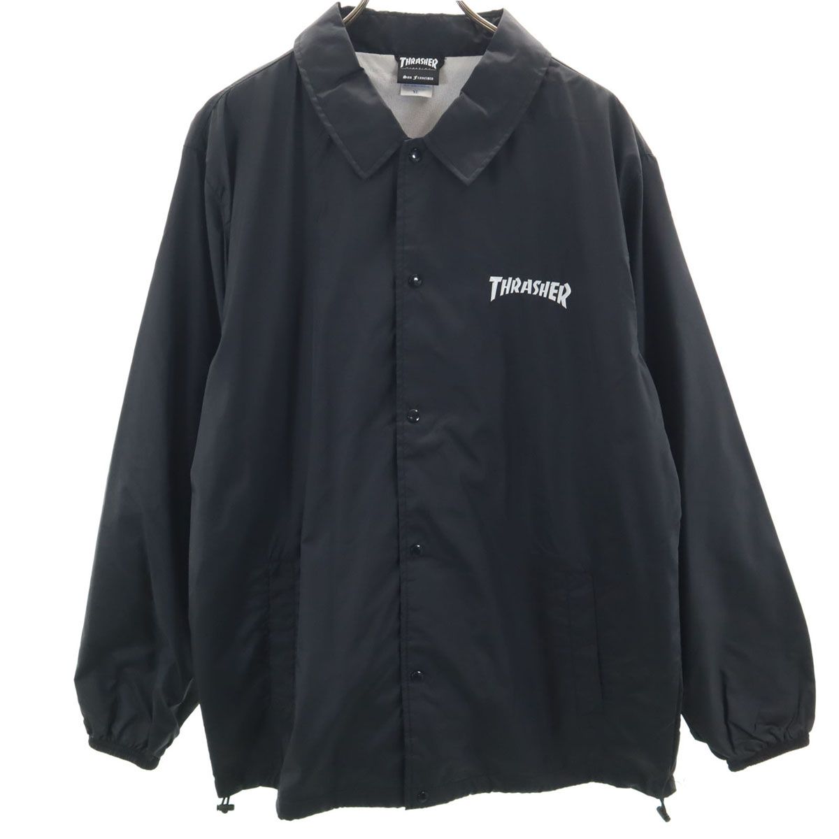 THRASHER スラッシャー コーチジャケット XL ブラック メンズ 古着