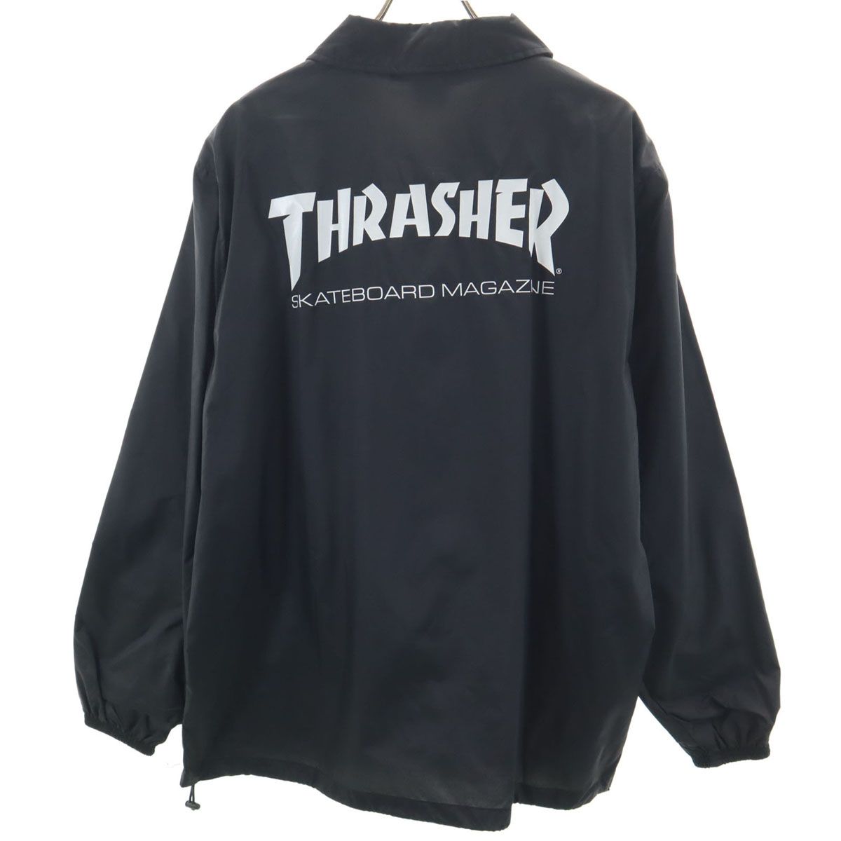 THRASHER スラッシャー コーチジャケット XL ブラック メンズ 古着 