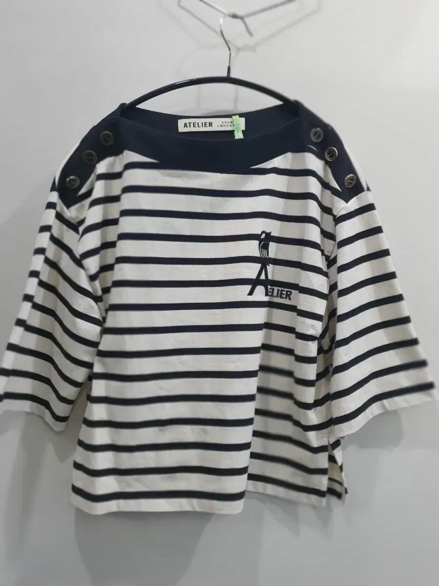 アトリエ LUCY(ルシ) CHOUETTE ラッキーシュエトゥ ストライプ 半袖 Tシャツ