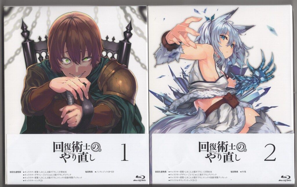 アニメBlu-ray 回復術士のやり直し 初回全3巻 セット
