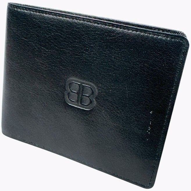 美品】BALENCIAGA バレンシアガ コンパクト 二つ折り 財布 札入れ 