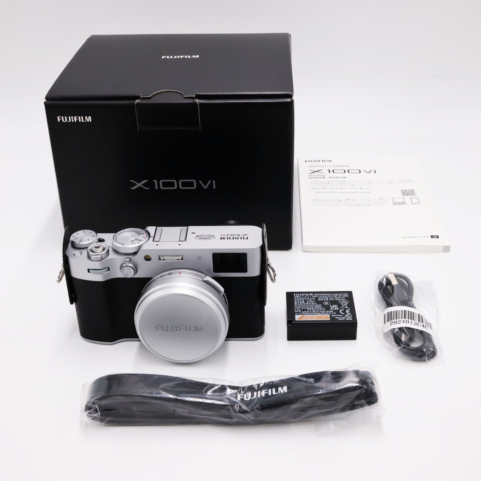 中古-美品| FUJIFILM X100VI シルバー Ver.1.21 (多言語対応) | Serial 