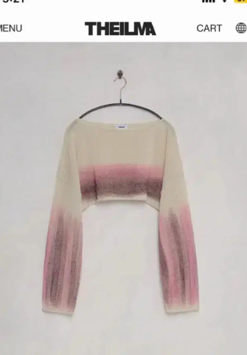 THE ILMA クロップド ニット
