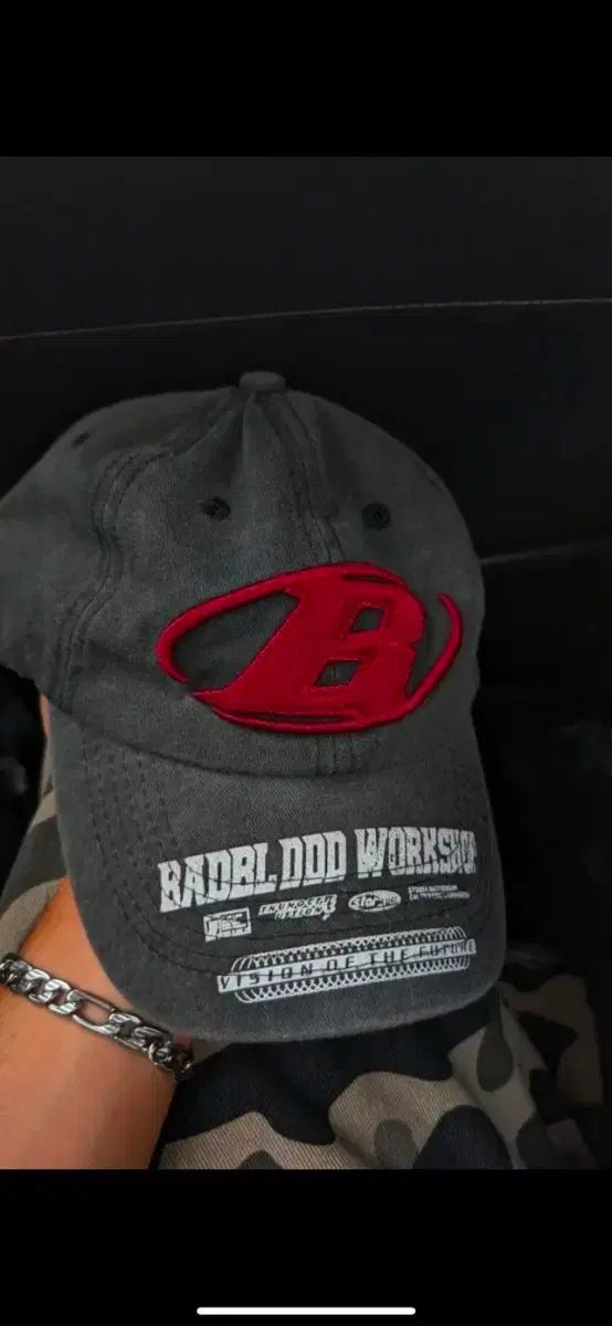 BADBLOOD ワークショップ ベースボールキャップ グレー