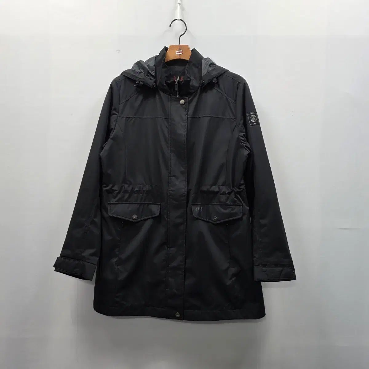 1608 DAKS GOLF₍ダックス ゴルフ) レディース フード ロングジャケット ウィンドブレーカー 95 ブラック 2023年