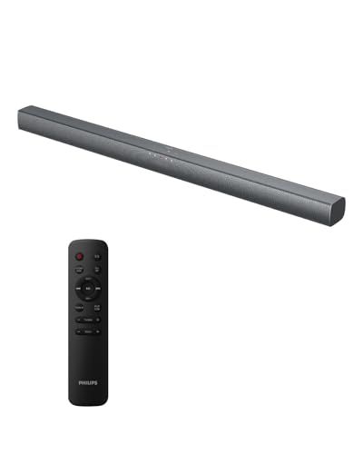 Philips(フィリップス) サウンドバー テレビ用 スピーカー Soundbar Bluetooth5.3搭載 スマホ/ワイヤレス対応 音楽/ゲーム/映画/ニュース USB対応/光デジタル/AUX接続/HDMI ERC 対応 TAB428 87f185d2