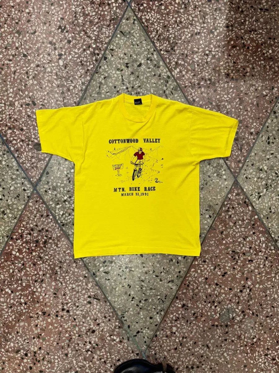 90s スクリーンスタ MTN bike race Tシャツ (XL)