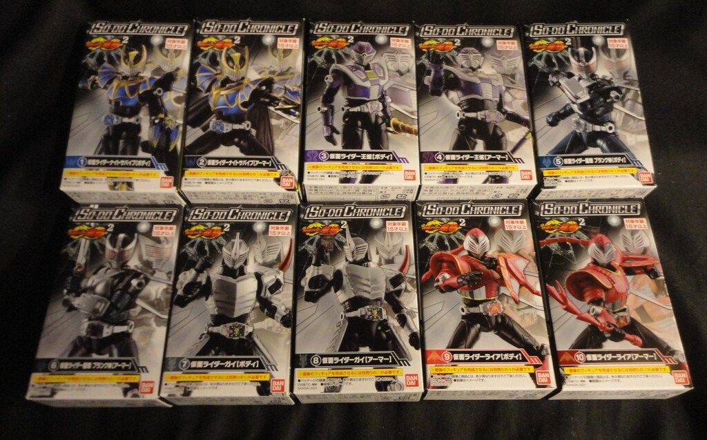 バンダイ SO-DO CHRONICLE 仮面ライダー龍騎2 仮面ライダー龍騎 全10種セット SO-DO CHRONICLE 仮面ライダー龍騎2