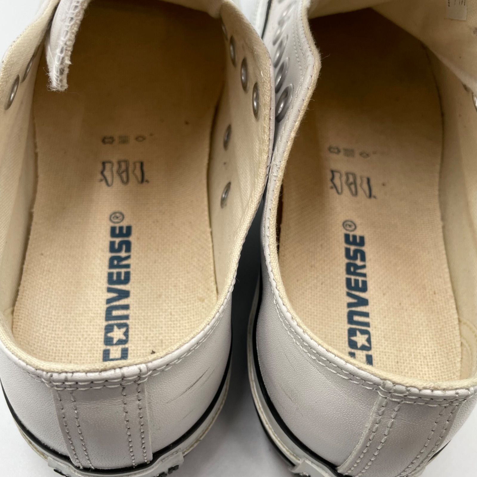 箱付き converse コンバース LEATHER ALL STAR OX ローカット 