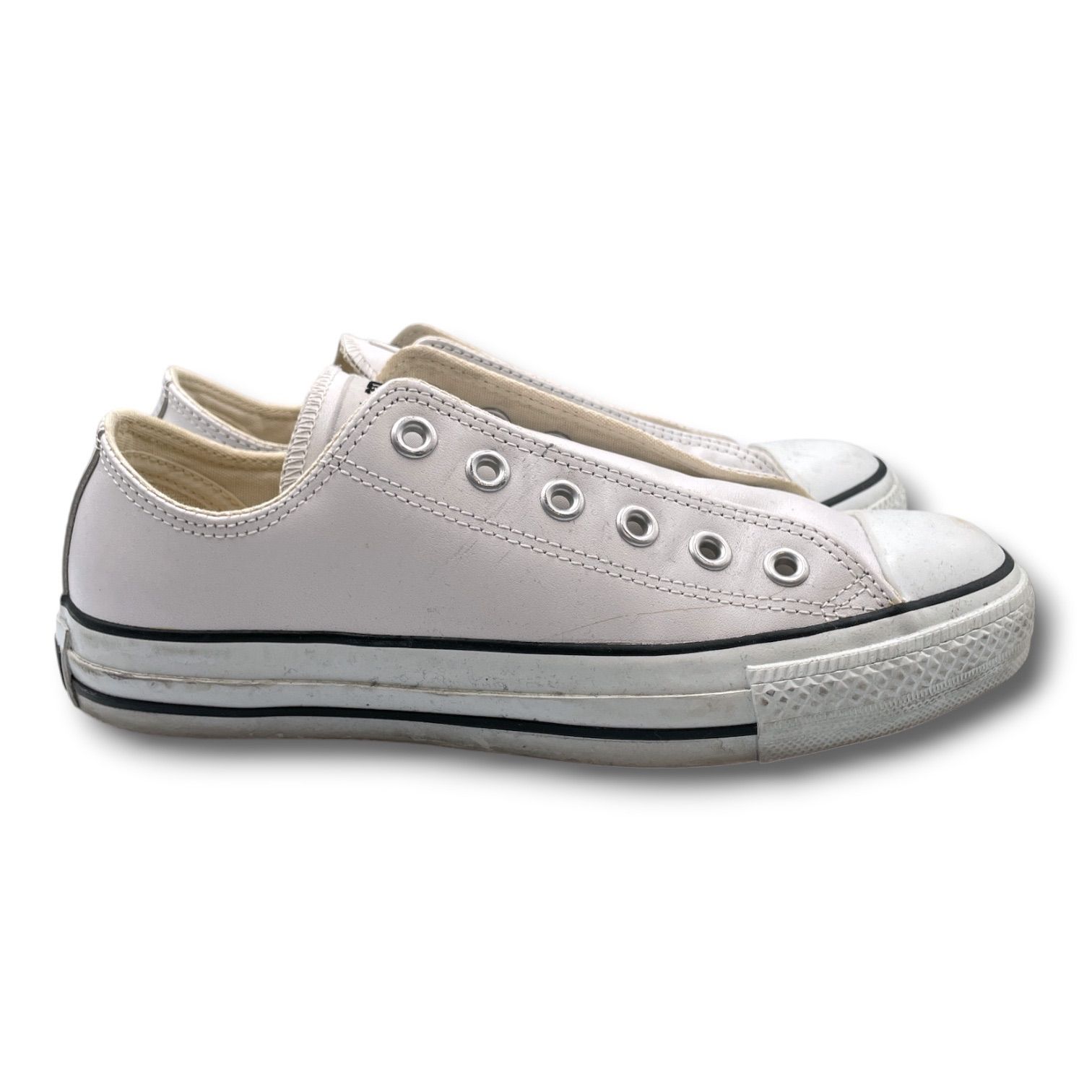 箱付き converse コンバース LEATHER ALL STAR OX ローカット 
