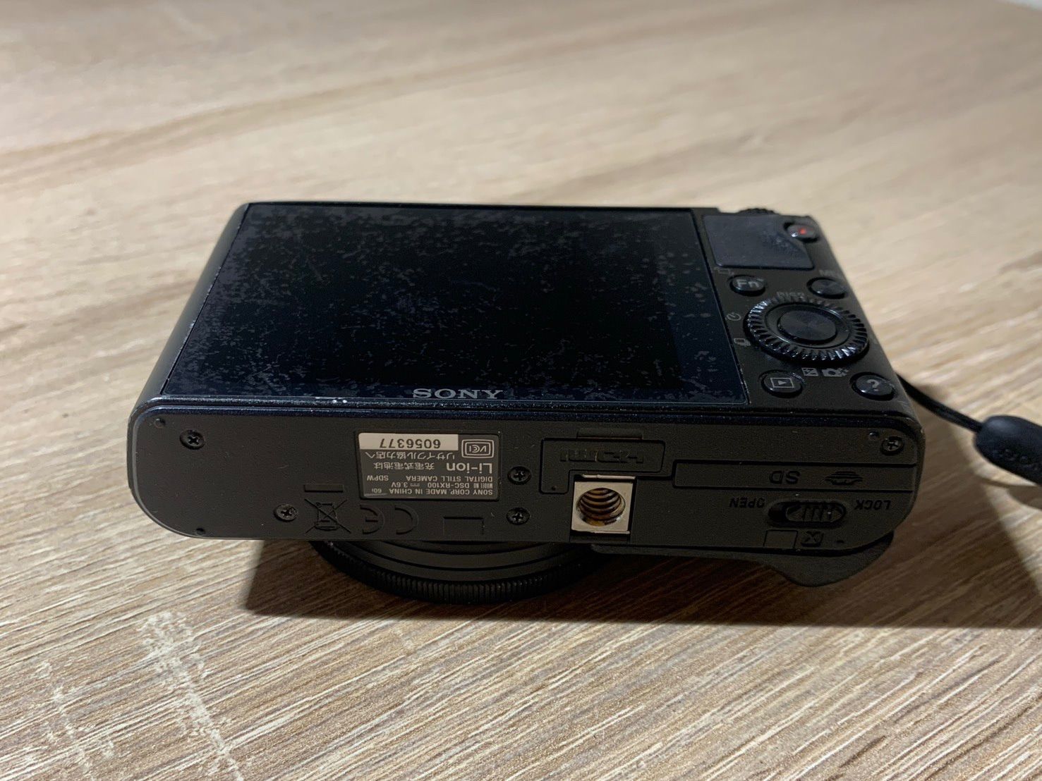 0284 Sony ソニー Cyber-shot DSC-RX100 ブラック デジカメ 動作確認