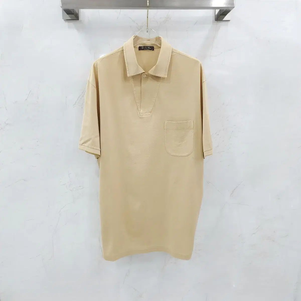 XL / ロロ・ピアーナ コットン シルク ポロシャツ