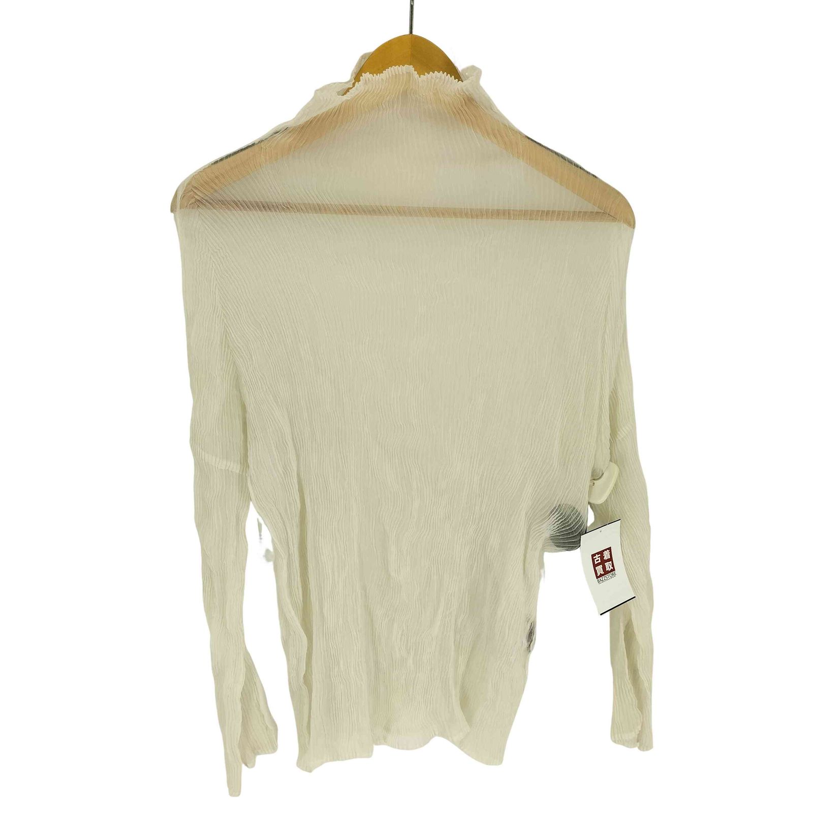 イッセイミヤケ ISSEY MIYAKE 90S 97SS 銀タグ シアープリーツ カットソー レディース JPN：M