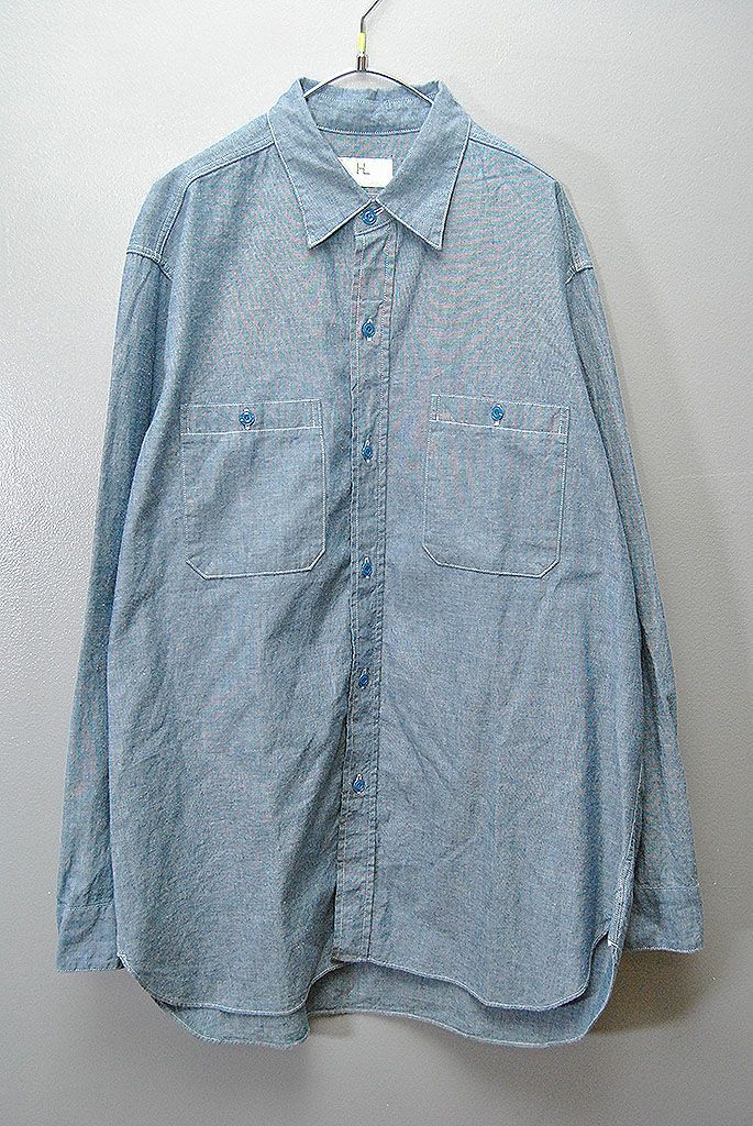 HERILL U.S NAVY Chambray Shirt ヘリル シャンブレーシャツ 2