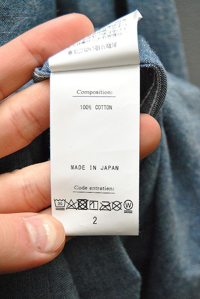 HERILL U.S NAVY Chambray Shirt ヘリル シャンブレーシャツ 2