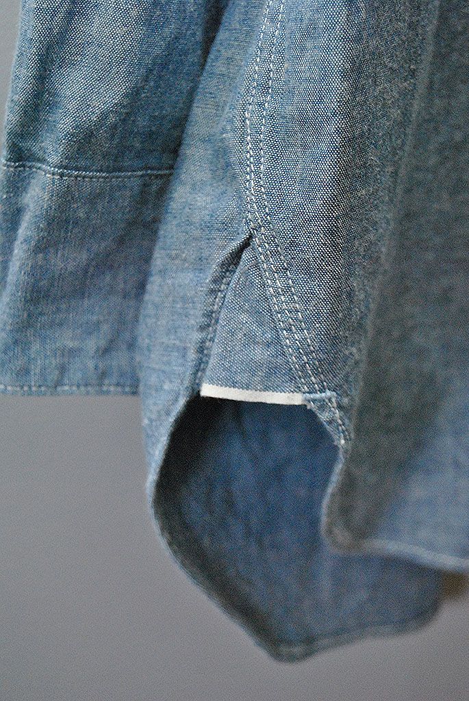 HERILL U.S NAVY Chambray Shirt ヘリル シャンブレーシャツ 2
