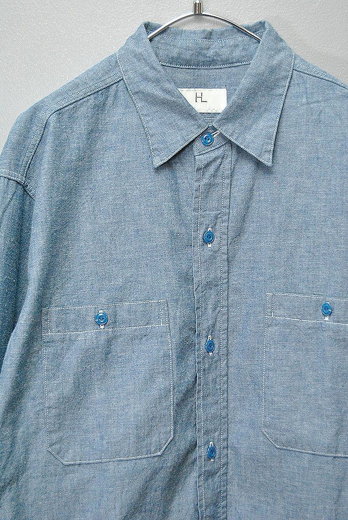 HERILL U.S NAVY Chambray Shirt ヘリル シャンブレーシャツ 2