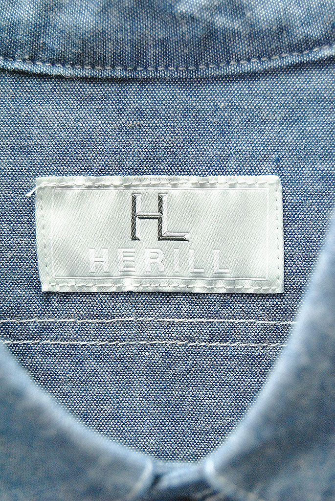 HERILL U.S NAVY Chambray Shirt ヘリル シャンブレーシャツ 2