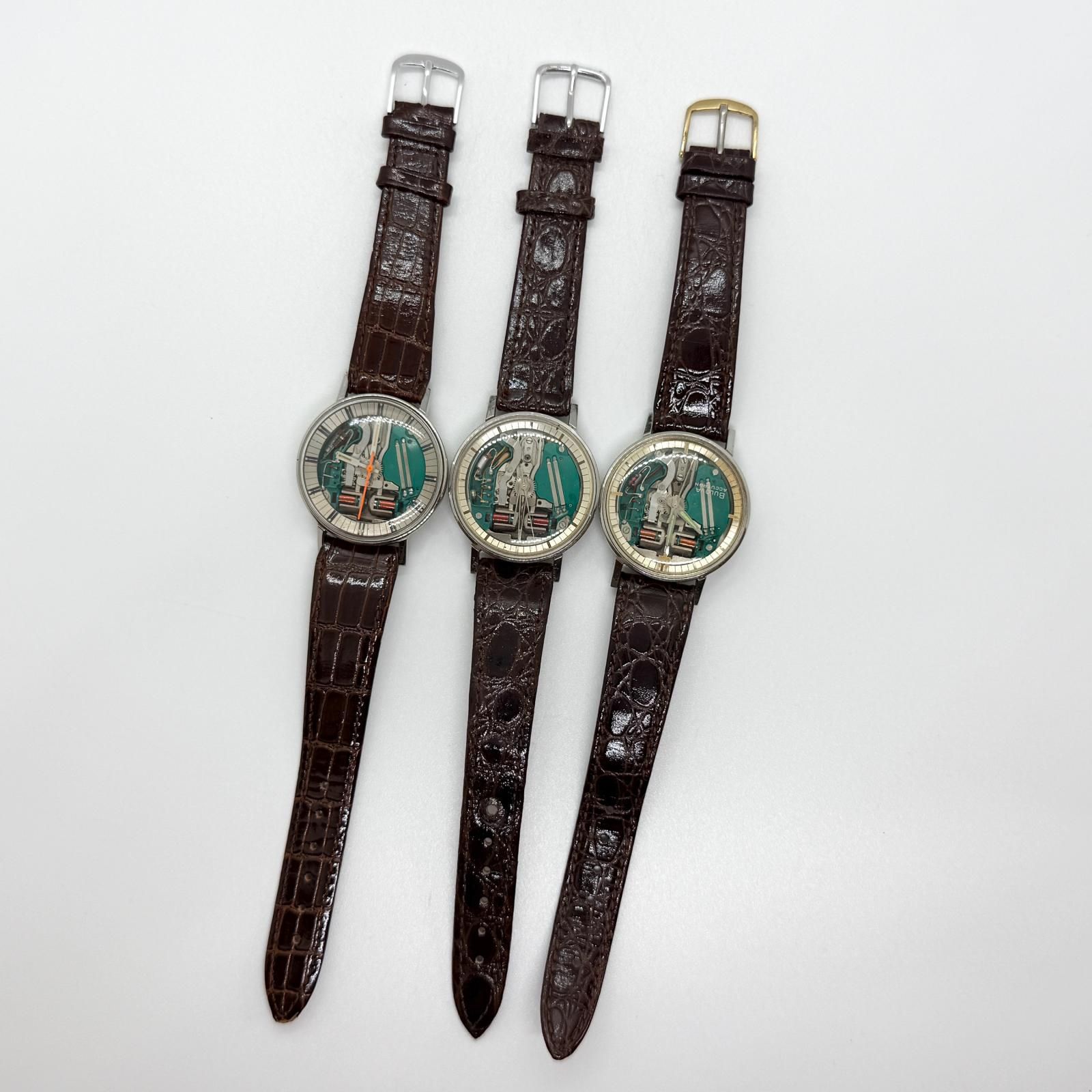 BULOVA ACCUTRON ブローバ・アキュトロン スケルトン文字盤 3本セット