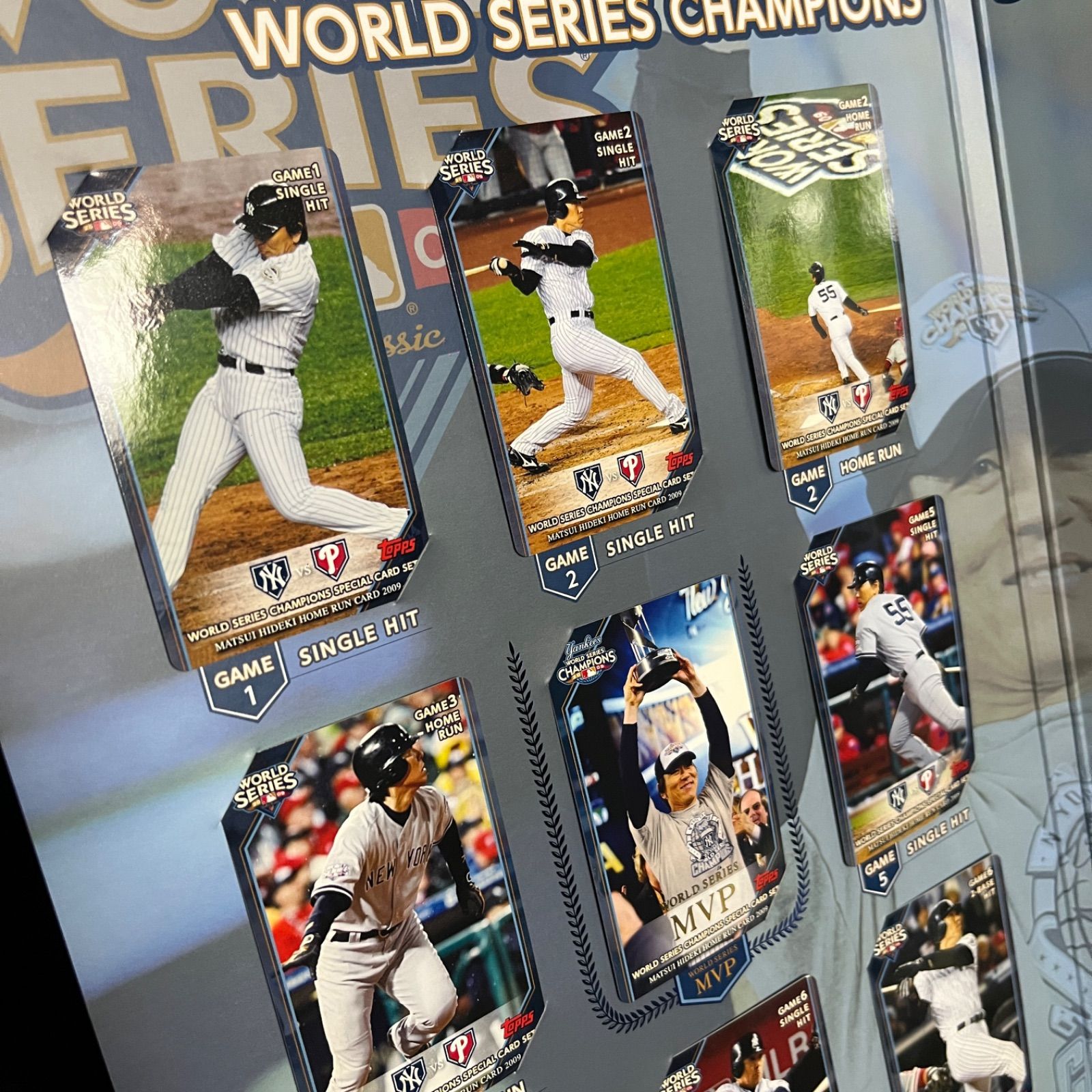 ニューヨーク・ヤンキースの2009年ワールドシリーズ優勝記念DVD Yankees 2009年 ワールド シリーズ 記念 カード セット 松井秀喜
