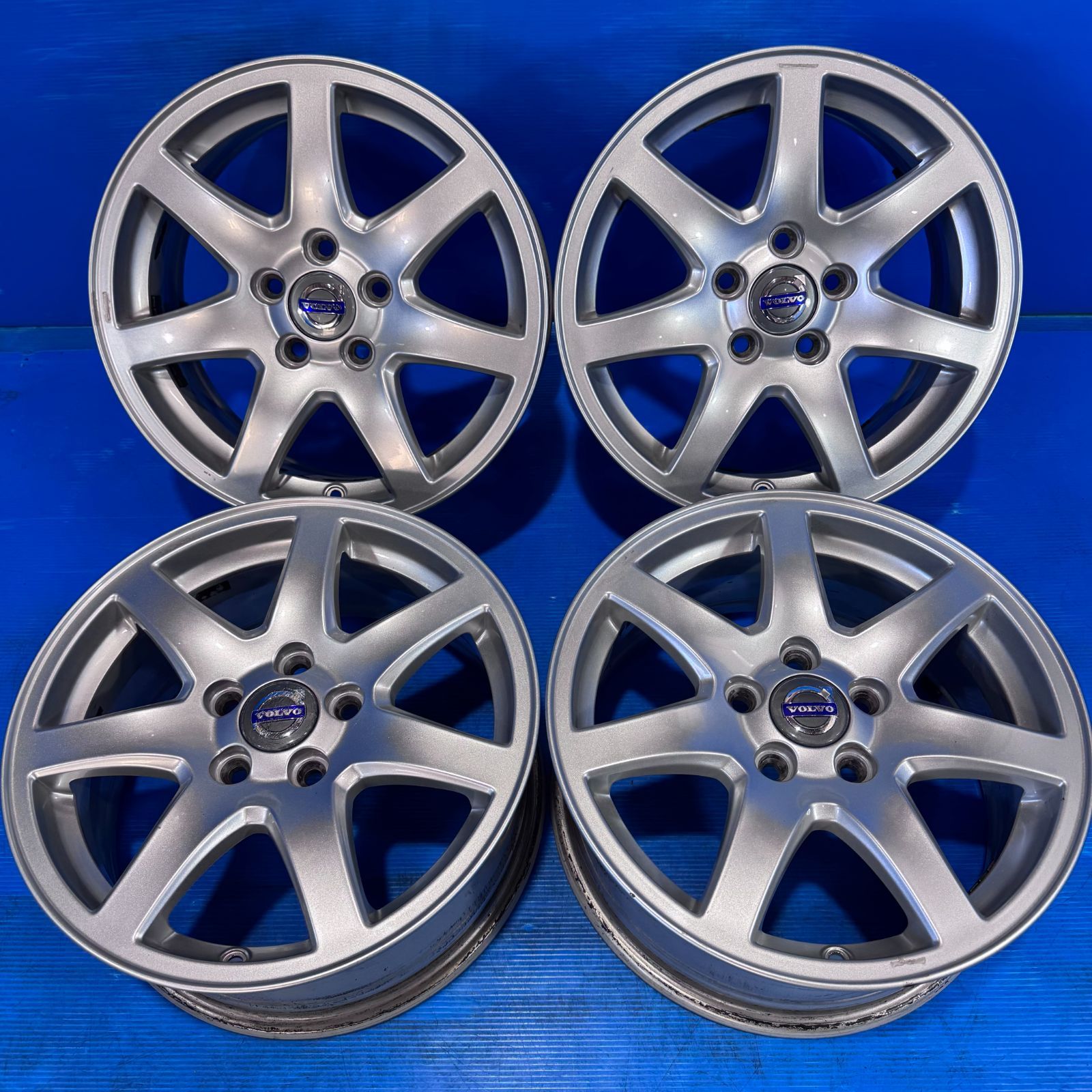 程度良好】ボルボ V70 純正 16インチ 7J+50 PCD108 5H 4本 V40 V60 S60 