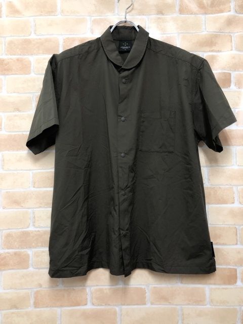 【中古】 AXESQUIN アクシーズクイン HELIUM S/S SHIRTS 321014 カーキ L 111431395