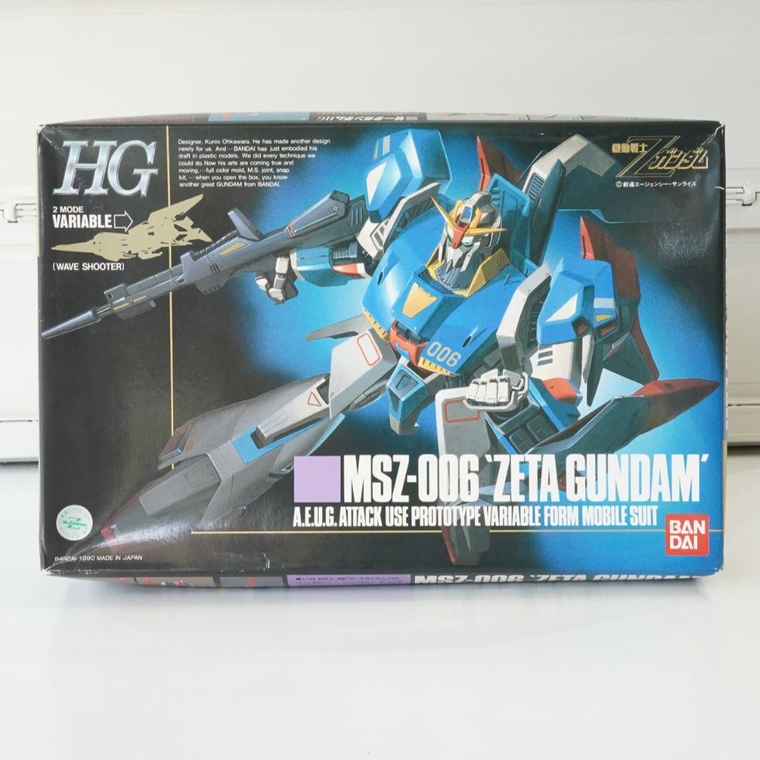 旧HG 1/144 MSZ-006 ゼータガンダム 一部組立済み 1990年製 BANDAI 旧 旧HG 1/144 MSZ-006 ゼータガンダム 一部組立済み 1990年製 BANDAI 旧