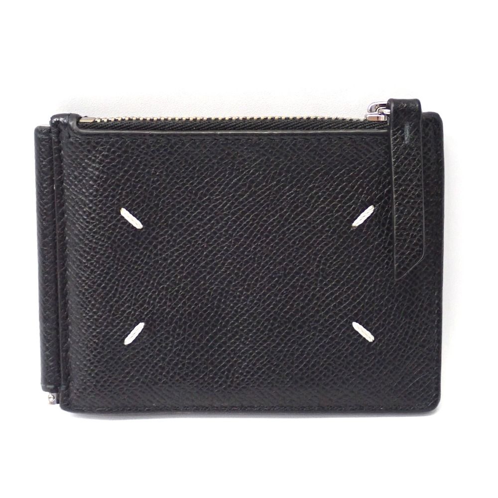 Ft1344871 メゾンマルジェラ 二つ折り財布 マネークリップ ブラック メンズ Maison Margiela 中古 20,625円
