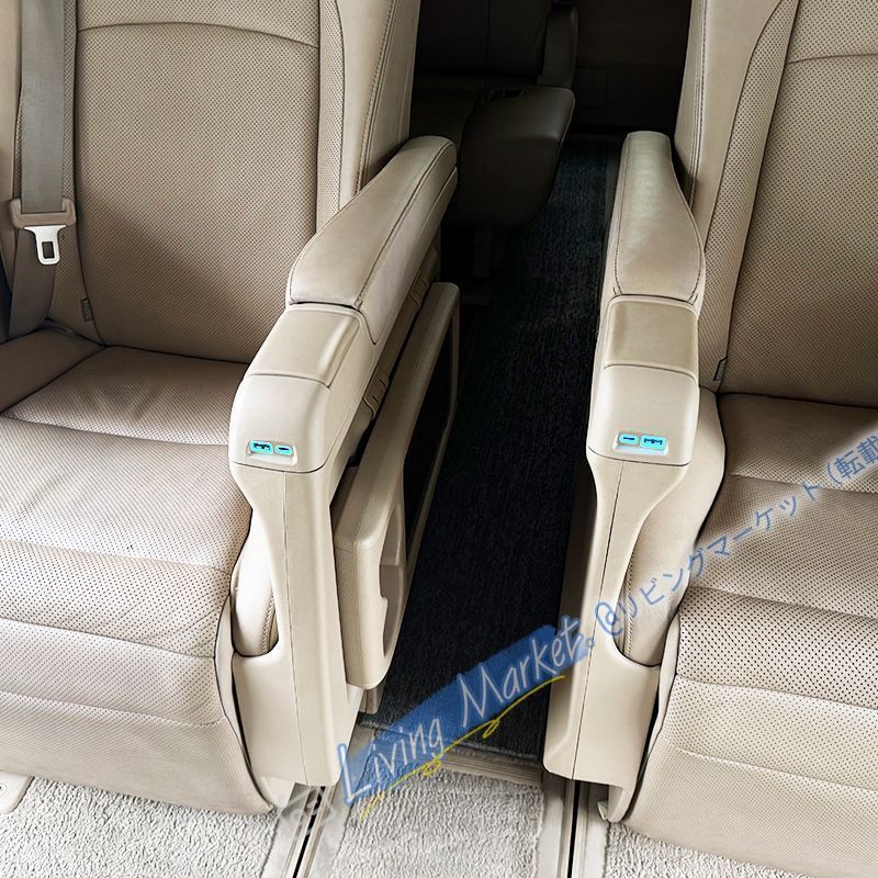08-15年式 トヨタ アルファード ALPHARD 20系 中列シート用 USB充電ポート 右ハンドル対応 後部座席用 急速充電 ABS製 高品質 CQP511Q072 08-15年式 トヨタ アルファード ALPHARD 20系 中列シート用 USB充電ポート 右ハンドル対応 後部座席用 急速充電 ABS製 高品質 CQP511Q072