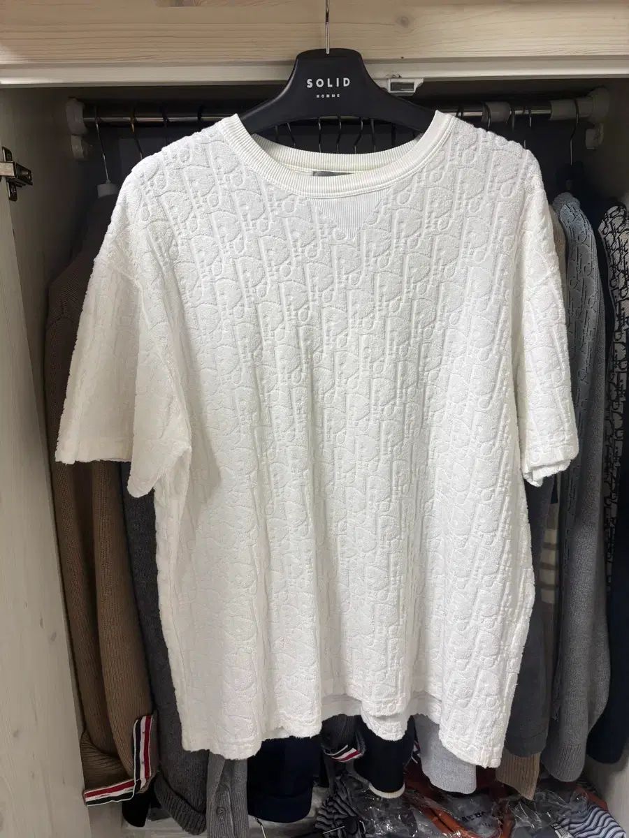 正規品 ディオール フレンチテリー 半袖 白