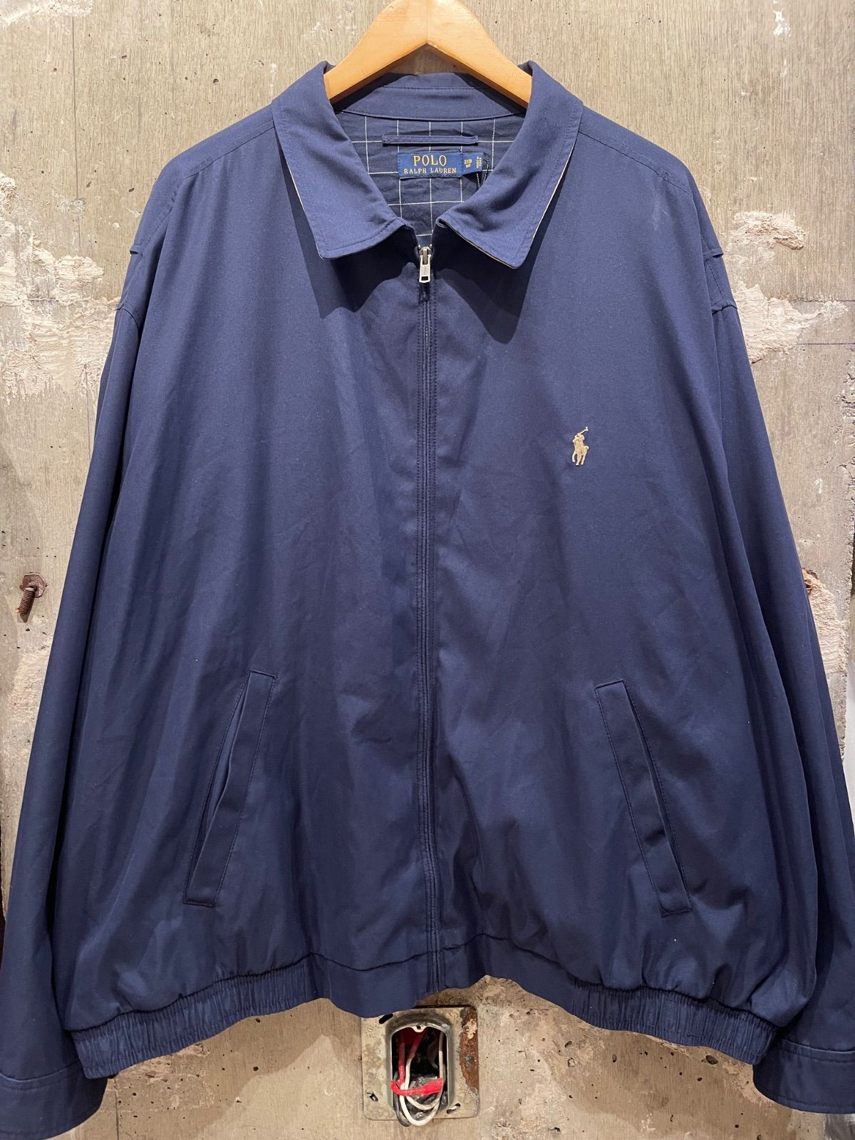 【 Polo by Ralph Lauren / SWING TOP / POLYESTER 100% 】ラルフローレン　スウィングトップ　ポリエステル　3XL