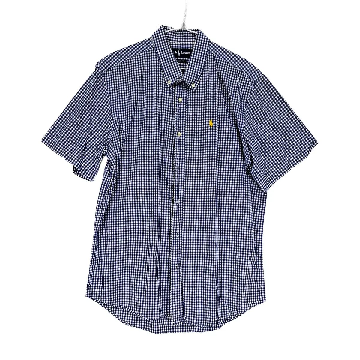 ラルフローレン メンズ 半袖 シャツ 110 CHECK ピクニック Look 06424