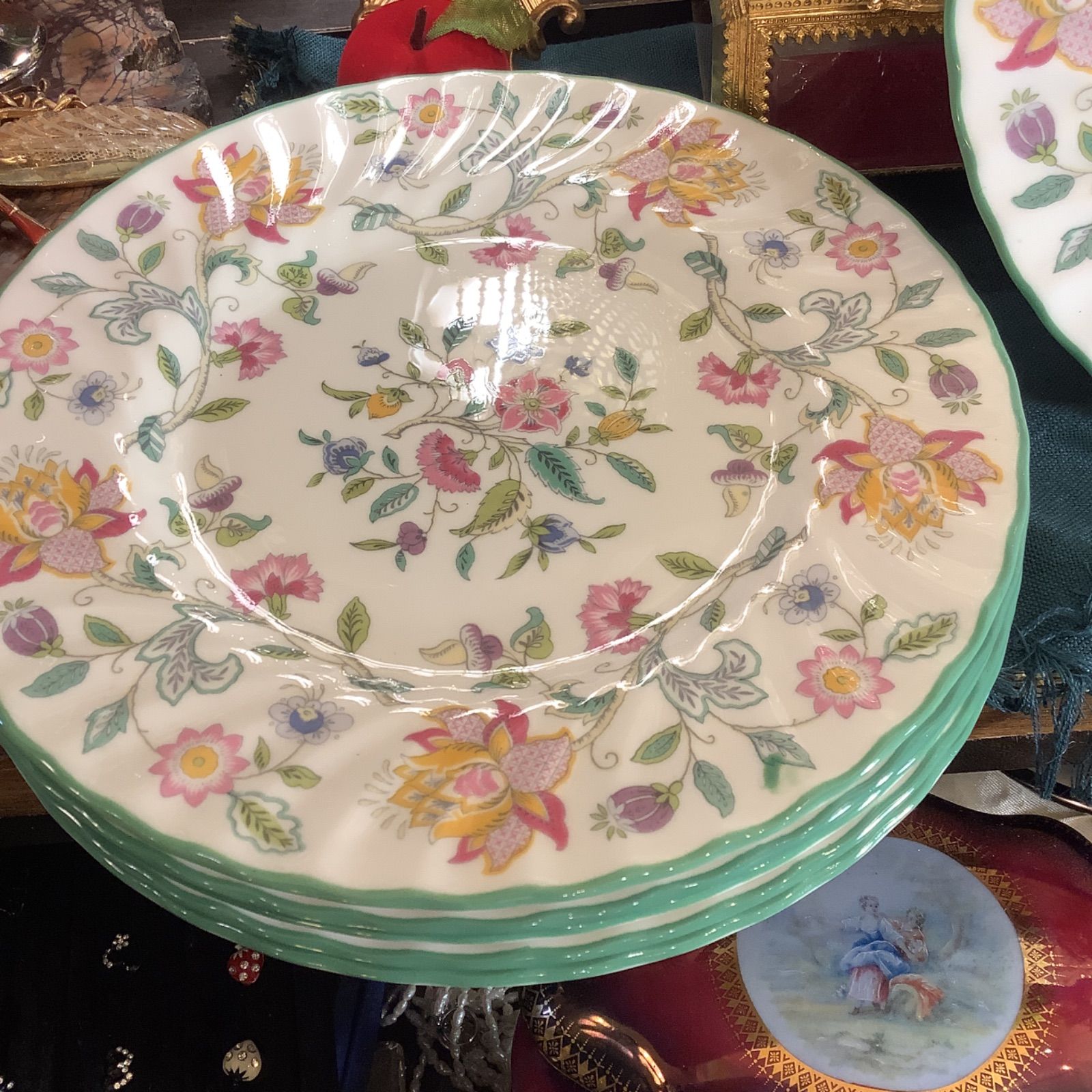 MINTON HADDON HALL ハドンホール ディナープレート ペア箱付き 特価 MINTON ミントン ハドンホール ディナープレート 6枚セット