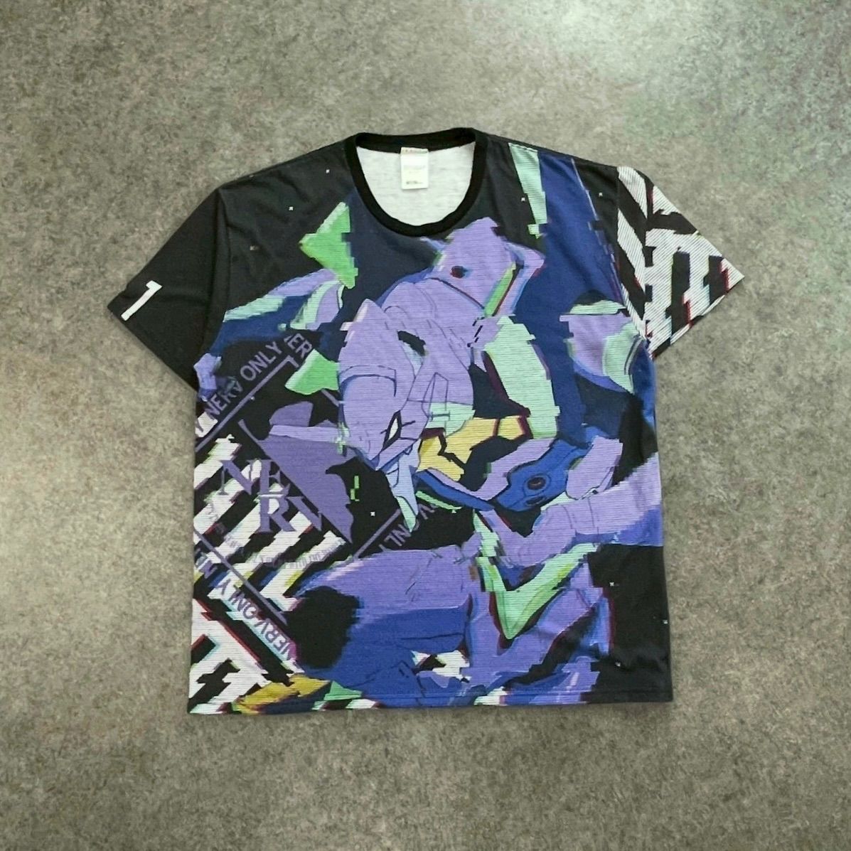 COSPA EVANGELION コスパ ヱヴァンゲリヲン 新劇場版 エヴァ初号機 両面フルグラフィック Tシャツ 半袖 XL 大きいサイズ