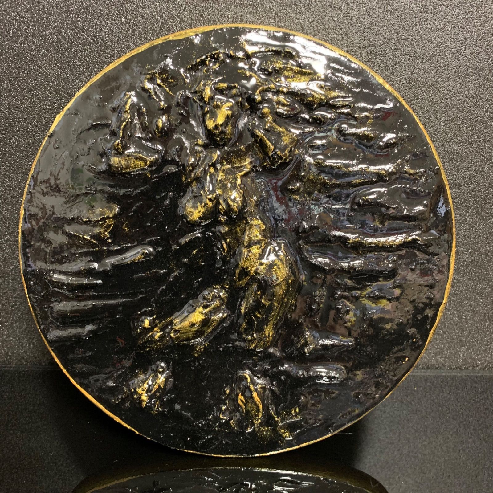 ＊無題 テクスチャーアート造形絵画 彫刻 レリーフ コルクボード＊