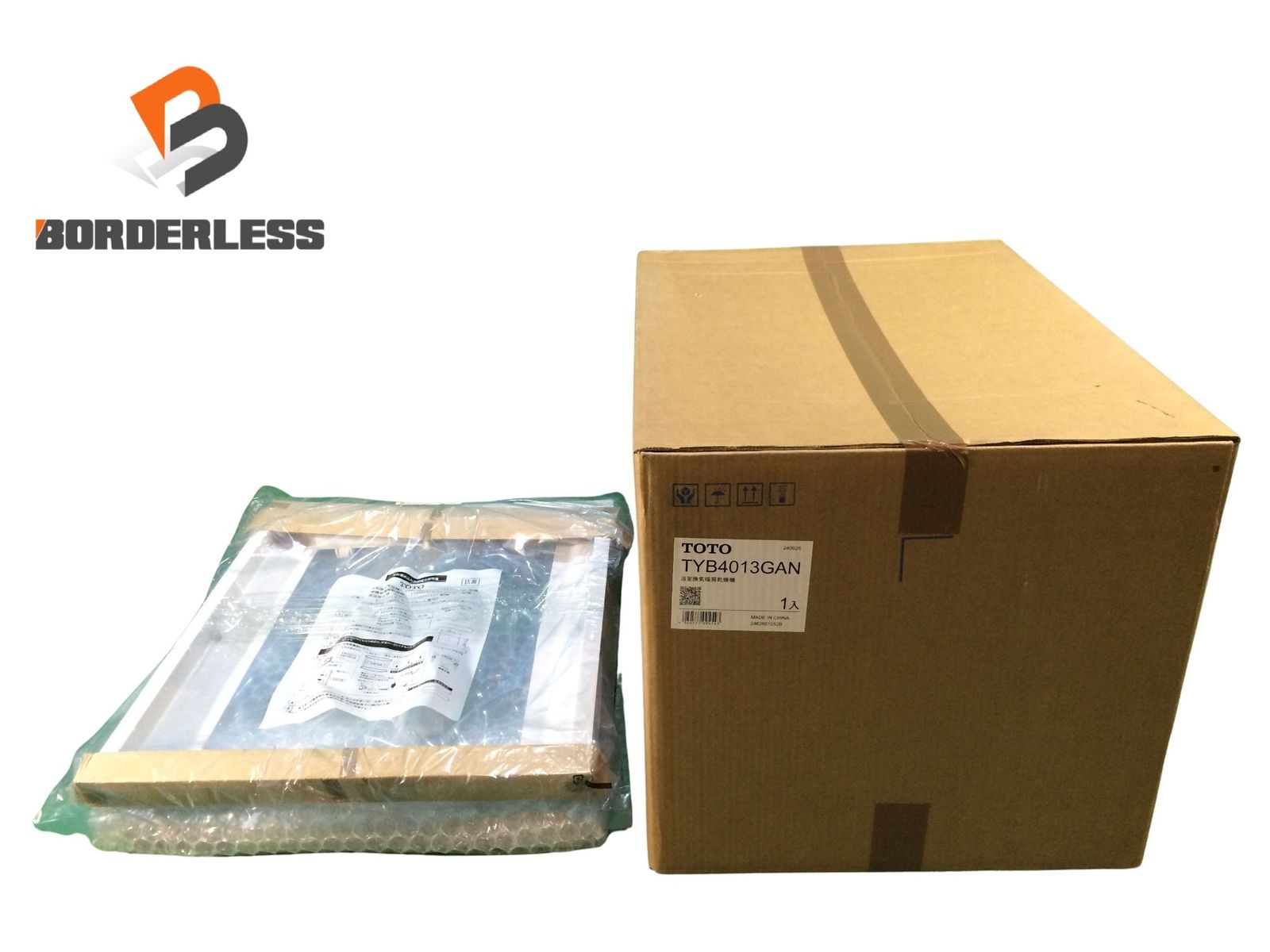 ☆未使用品☆TOTO トートー 浴室換気暖房乾燥機 TYB4013GAN 開口カバーセット EKI00005K 補強材付118930