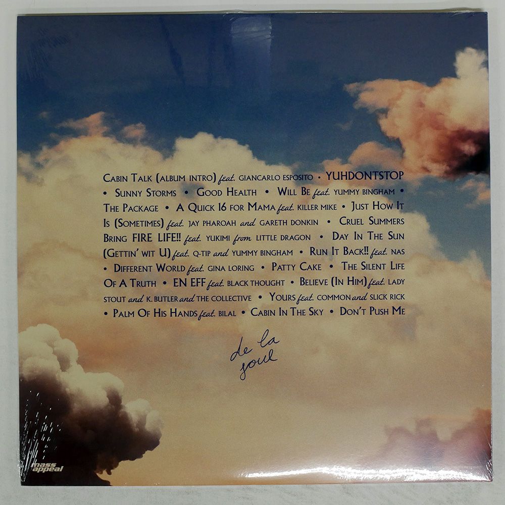 US盤 DE LA SOUL/CABIN IN THE SKY/MASS APPEAL MSAP185VAR LP US盤 DE LA SOUL/CABIN IN THE SKY/MASS APPEAL MSAP185VAR LP