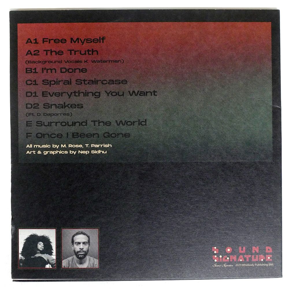 US盤 THEO PARRISH/FREE MYSELF/SOUND SIGNATURE SS095/96/97 LP US盤 THEO PARRISH/FREE MYSELF/SOUND SIGNATURE SS095/96/97 LP